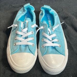 Converse Women's Slip On Aqua Blue Sneakers